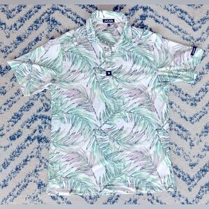 Men’s Bad Birdie, Size Small, Tropical Print, Golf Polo